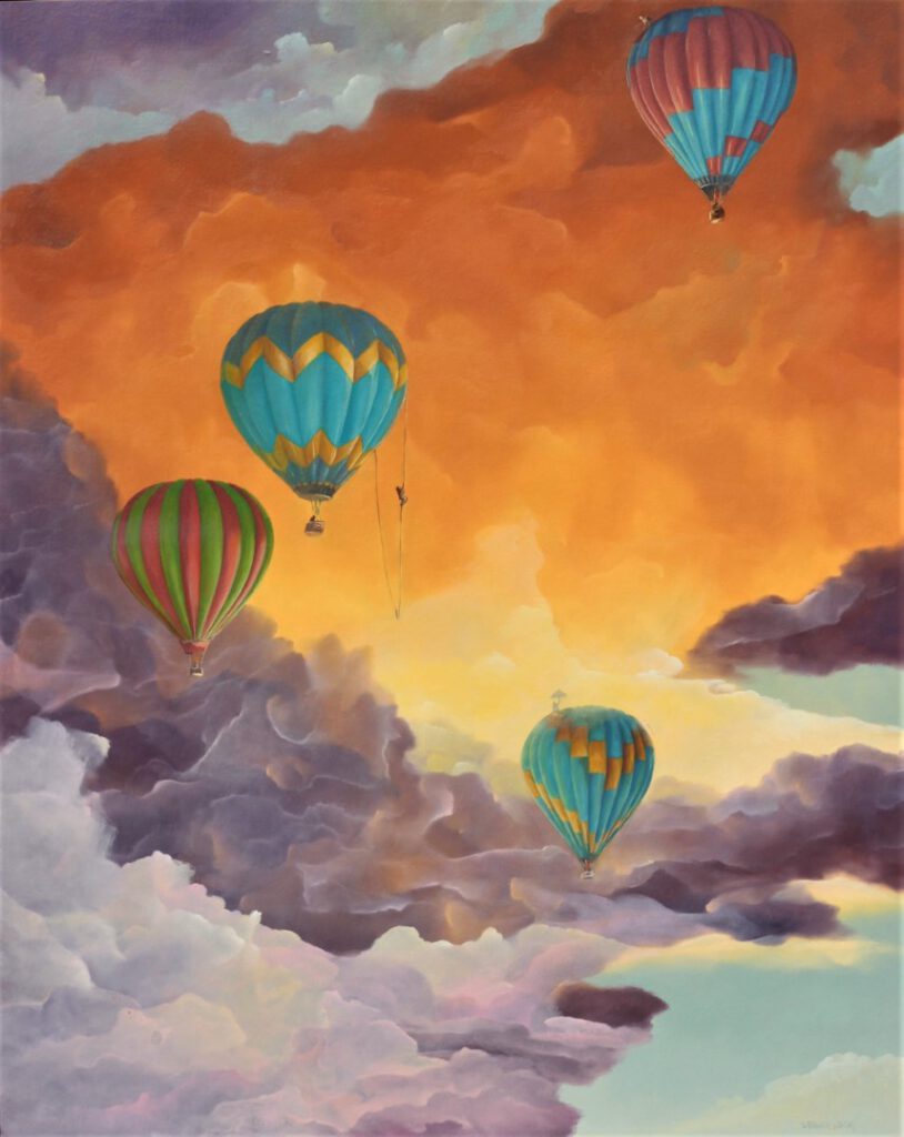**SOLD** Soaring Like Only One Can, 30 x 24